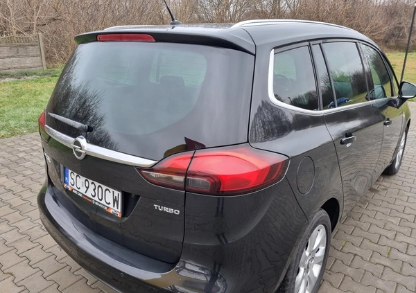 Opel Zafira cena 33800 przebieg: 184000, rok produkcji 2012 z Częstochowa małe 781